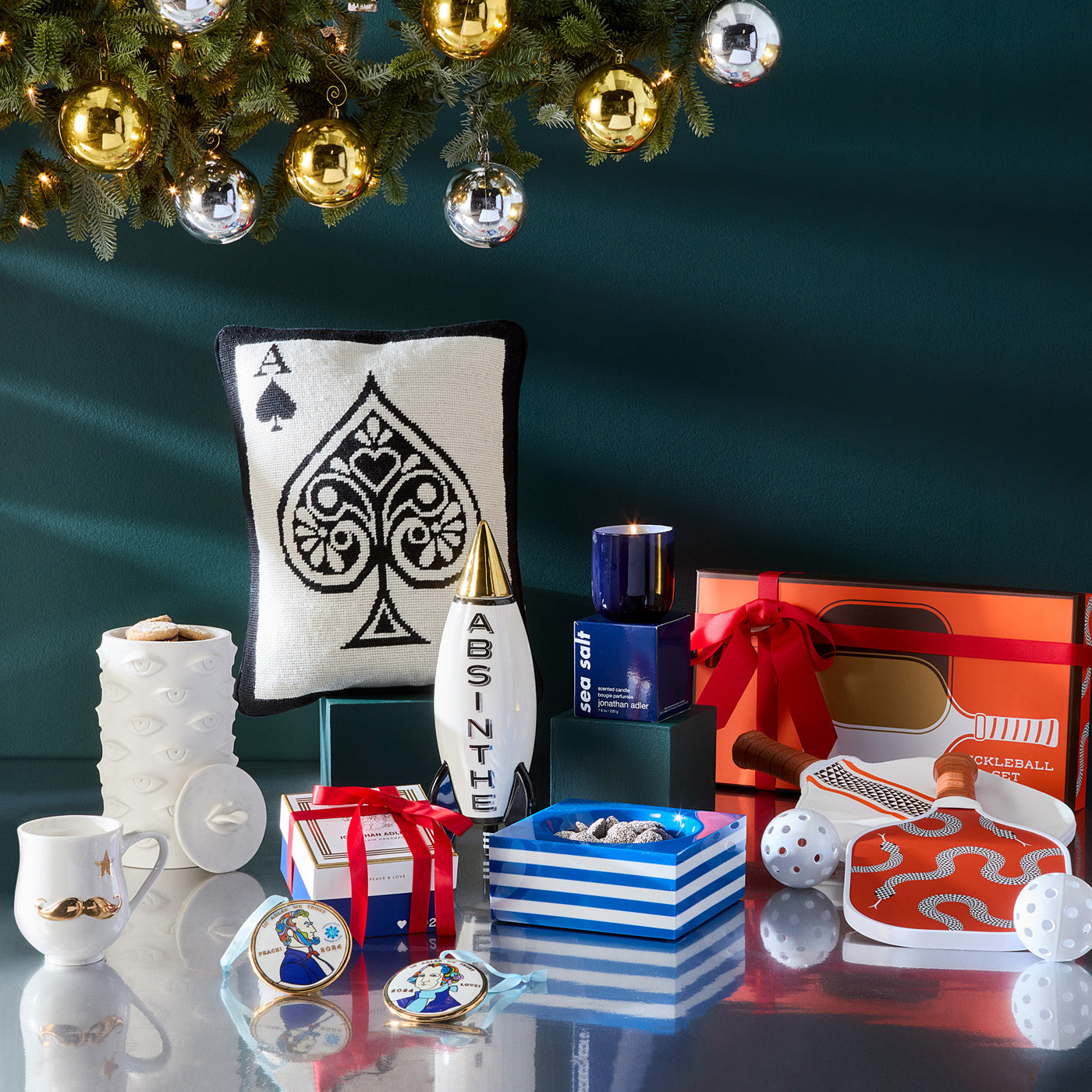 Tazza dorata Mr. &amp; Mrs. Muse