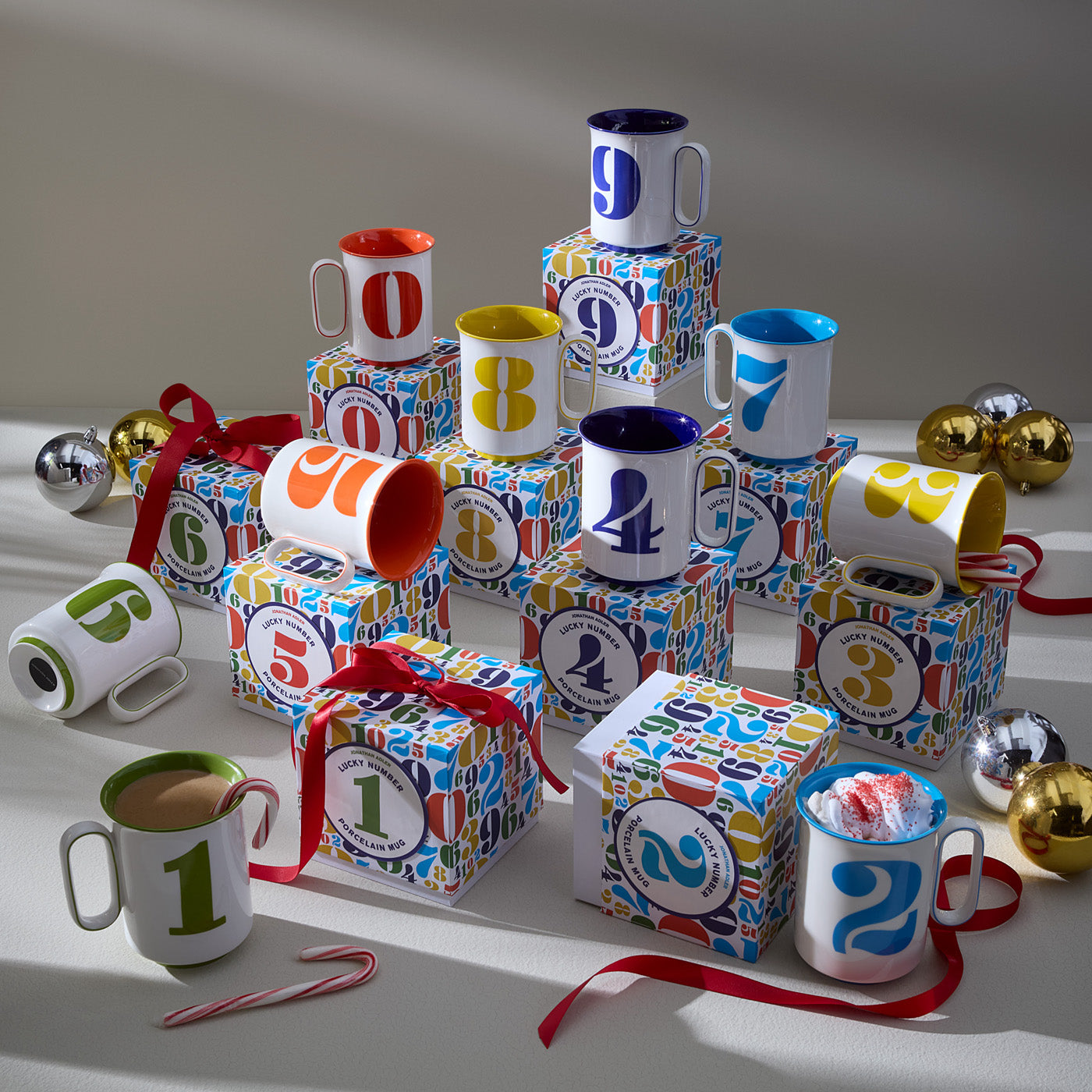 Tazza con numero fortunato