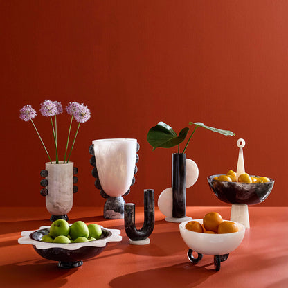 Ciotola Como Black &amp; White Disc