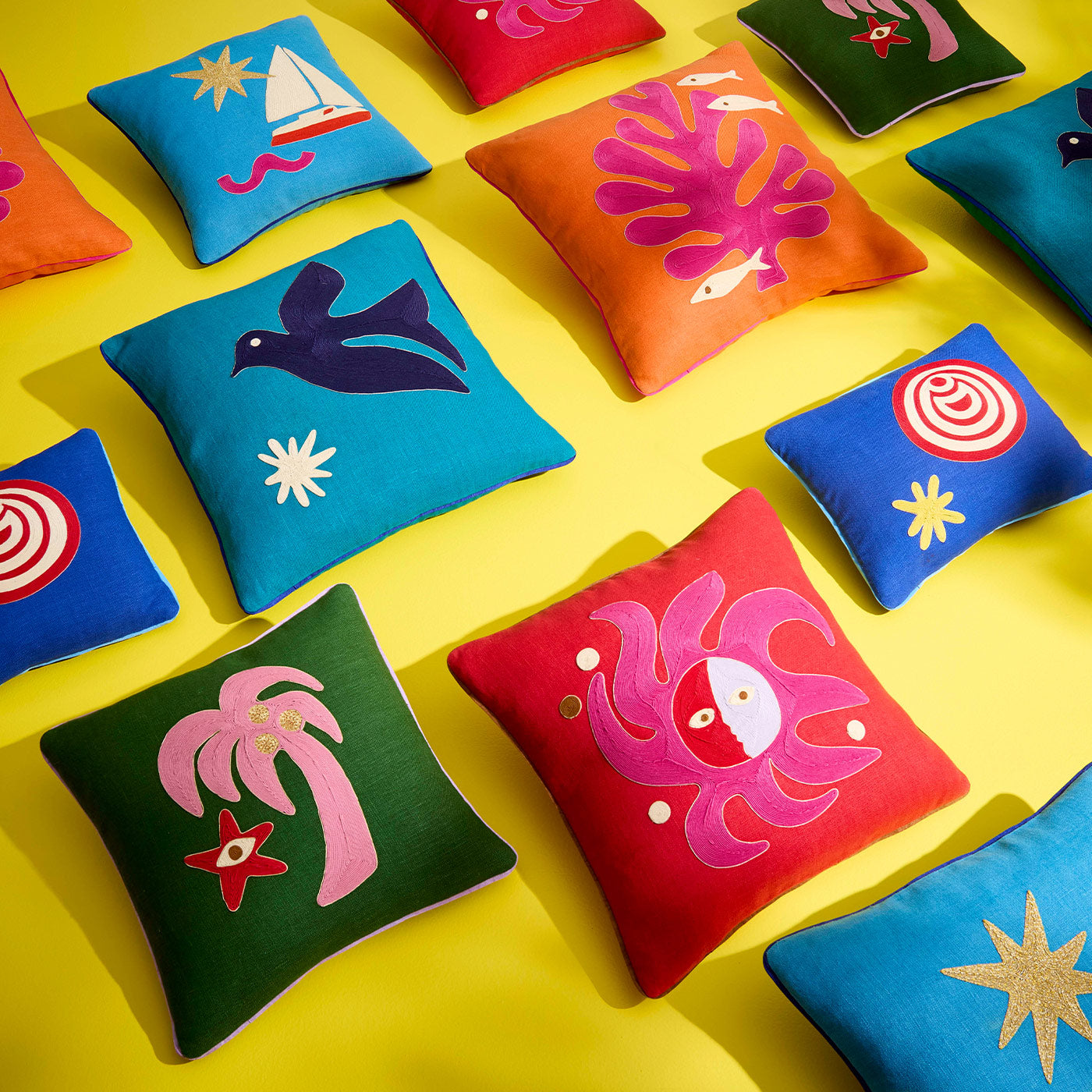 Cuscino a forma di uccello Playa