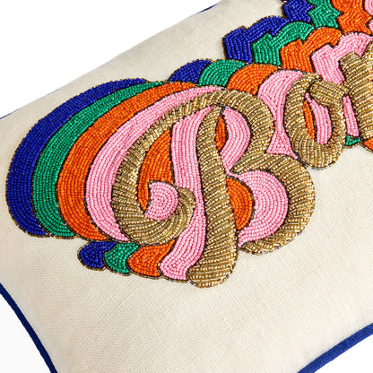 Cuscino con perline Bonjour