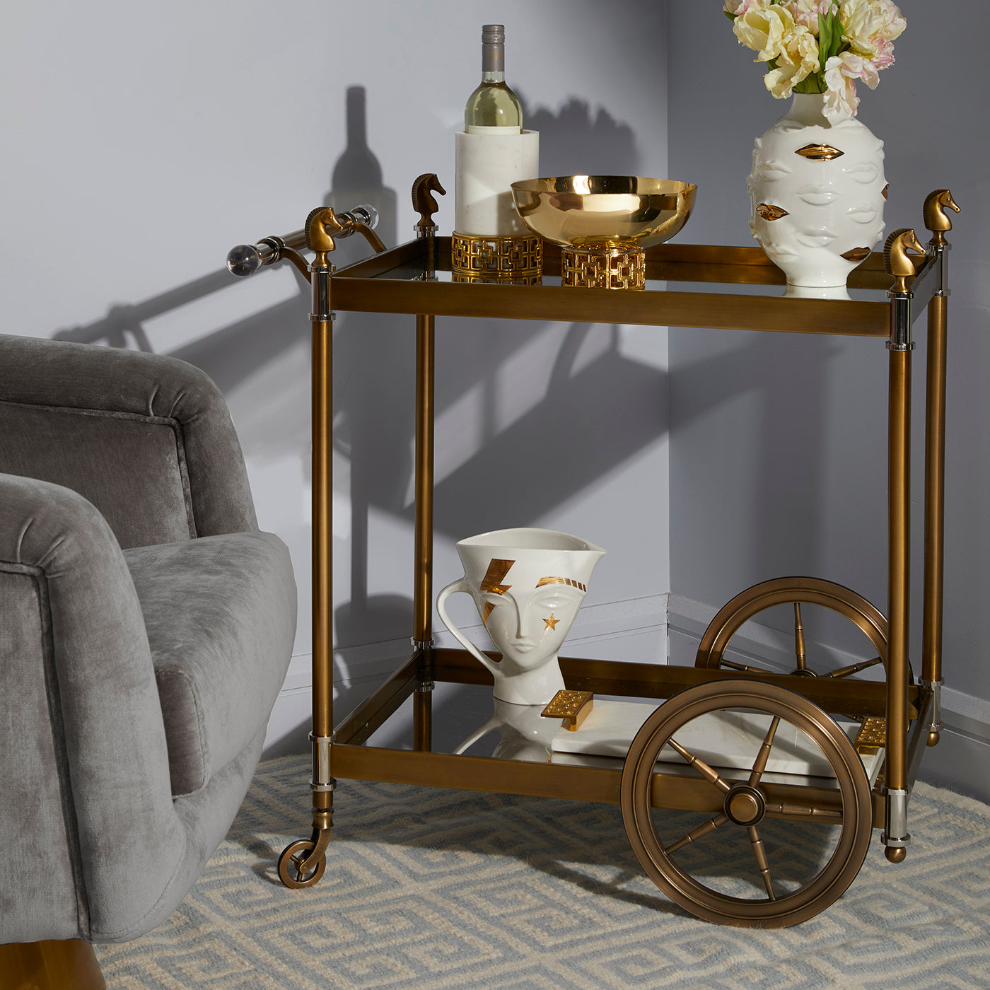 Brocca Giulietta dorata