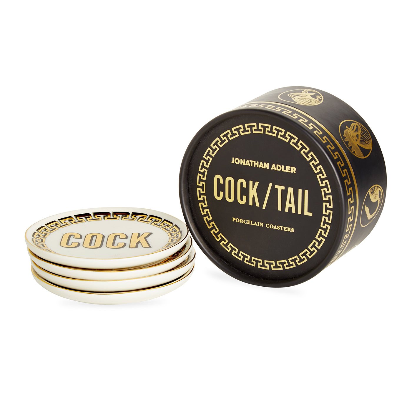 Sottobicchieri a forma di coda di pollo