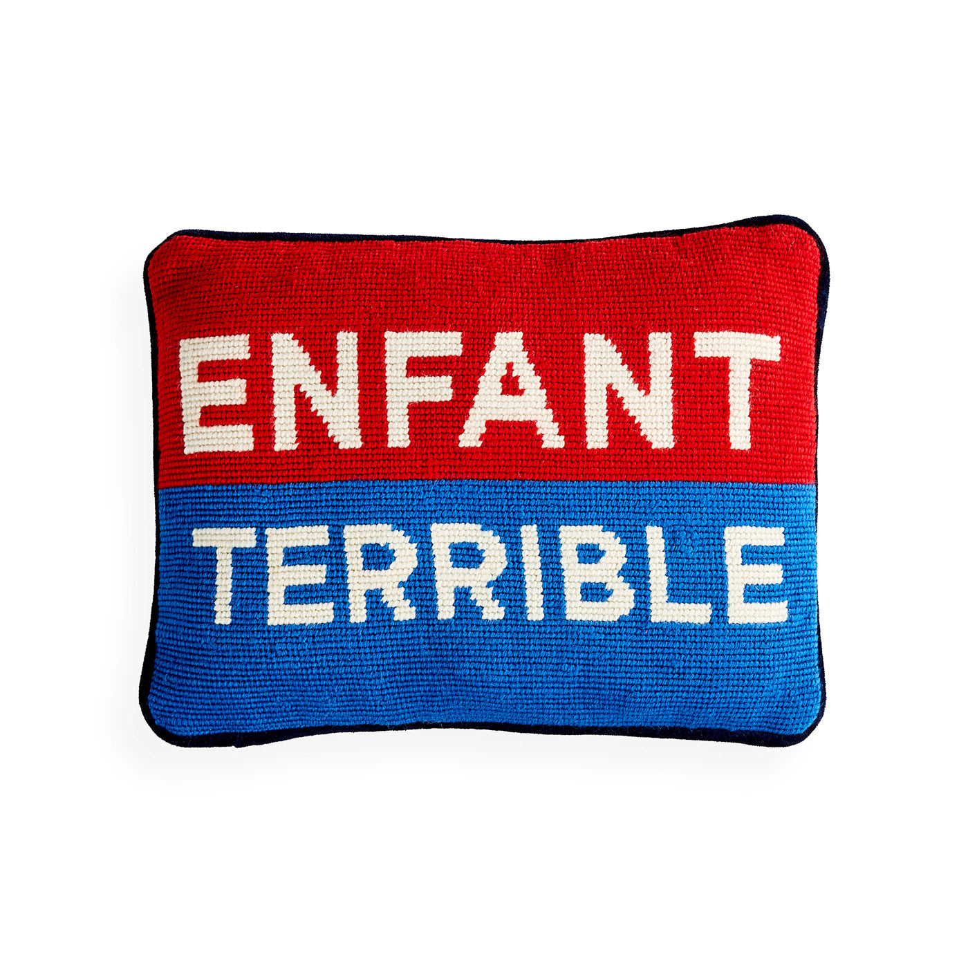 Cuscino a punto croce Enfant Terrible