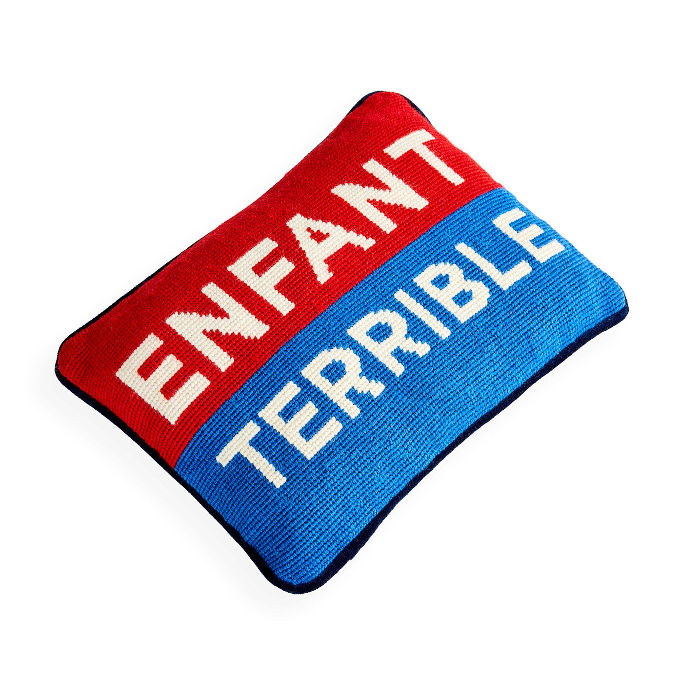 Cuscino a punto croce Enfant Terrible