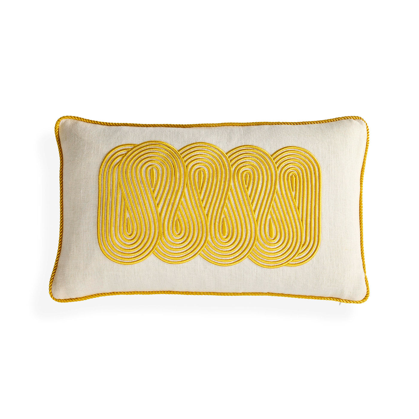 Cuscino Pompidou Yellow Path