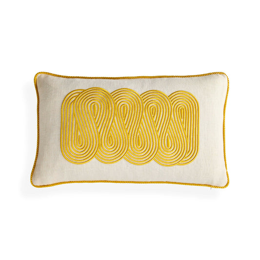 Cuscino Pompidou Yellow Path