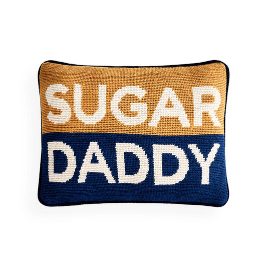 Cuscino a punto croce Sugar Daddy