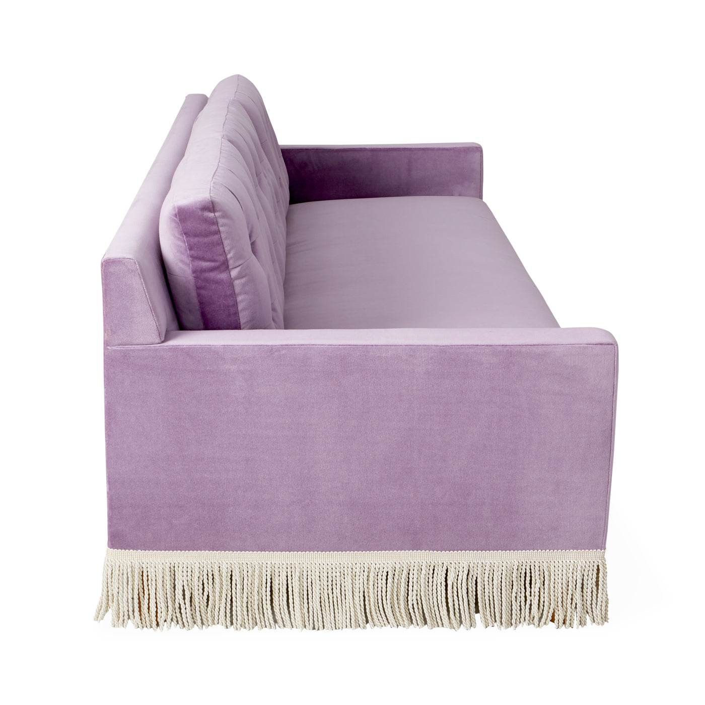 Divano Wright con frange in Bullion