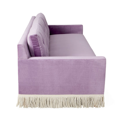 Divano Wright con frange in Bullion