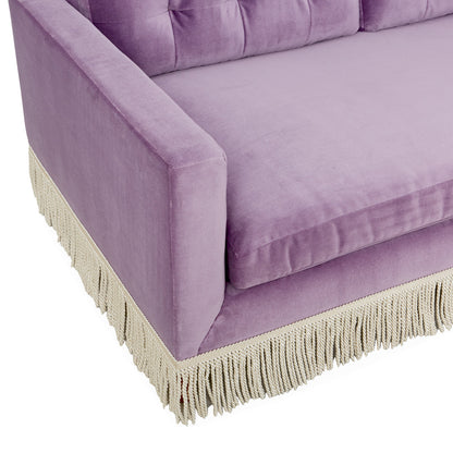 Divano Wright con frange in Bullion